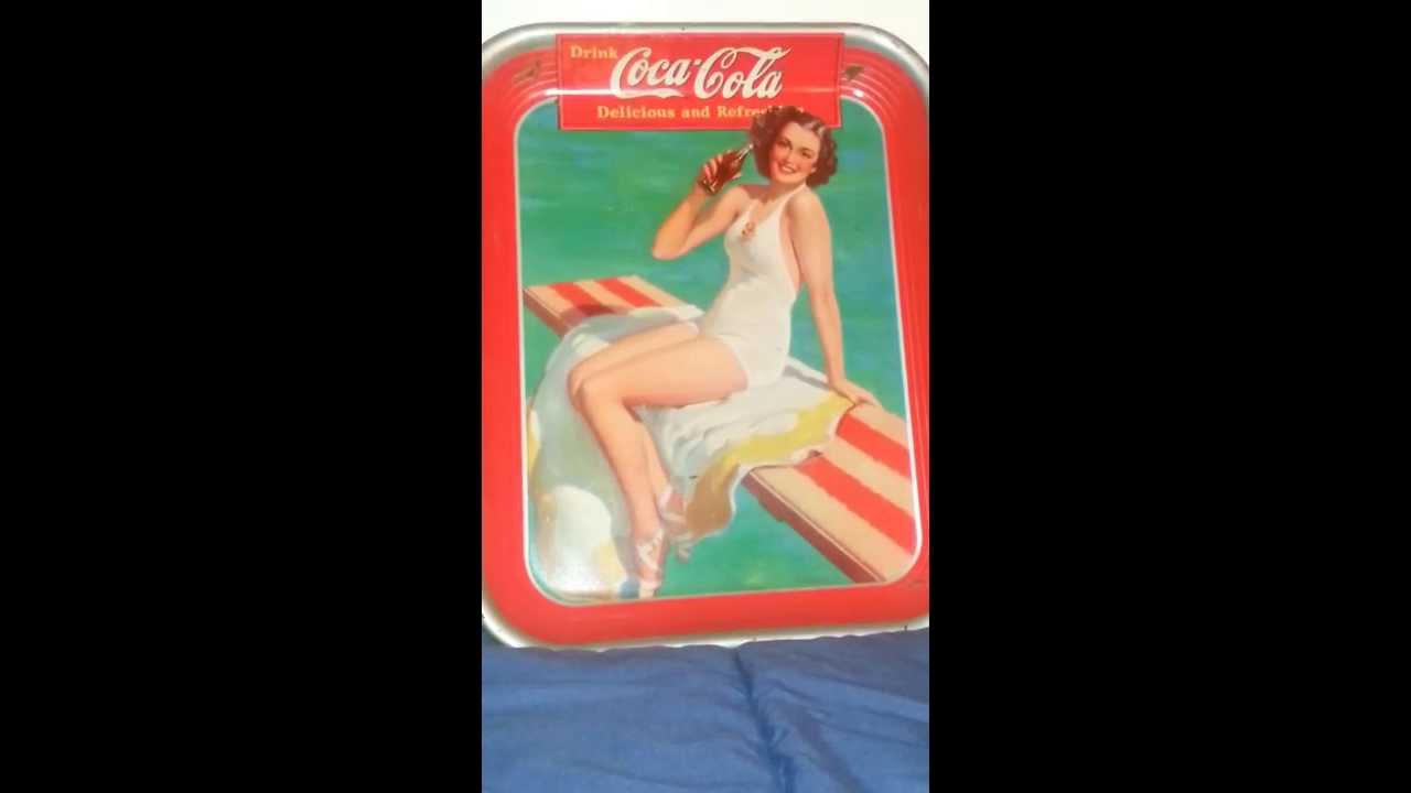 Vintage Coca Cola Tray Tips