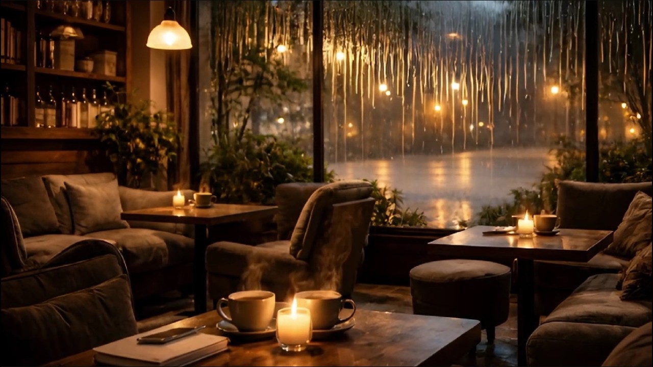 Cozy Coffee Shop Ambience — Smooth Jazz Music for Study & Work 2 Hours