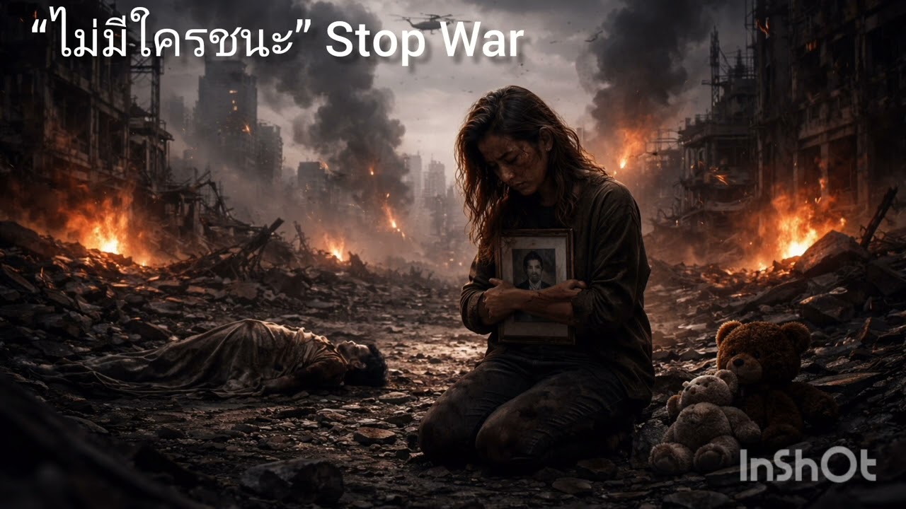 “ไม่มีใครชนะ” #stopwar #war #สงครามโลก