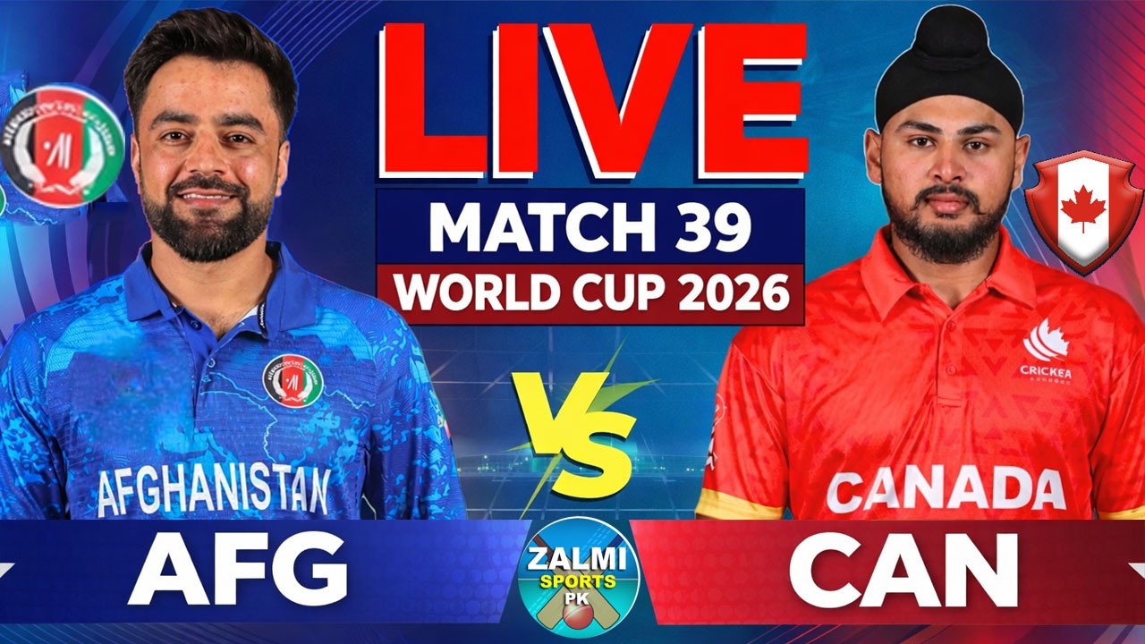 Live: AFG Vs CAN T20 WC Match |Live Cricket Match Today | AFG vs CAN 39th T20 2nd innings #livescore