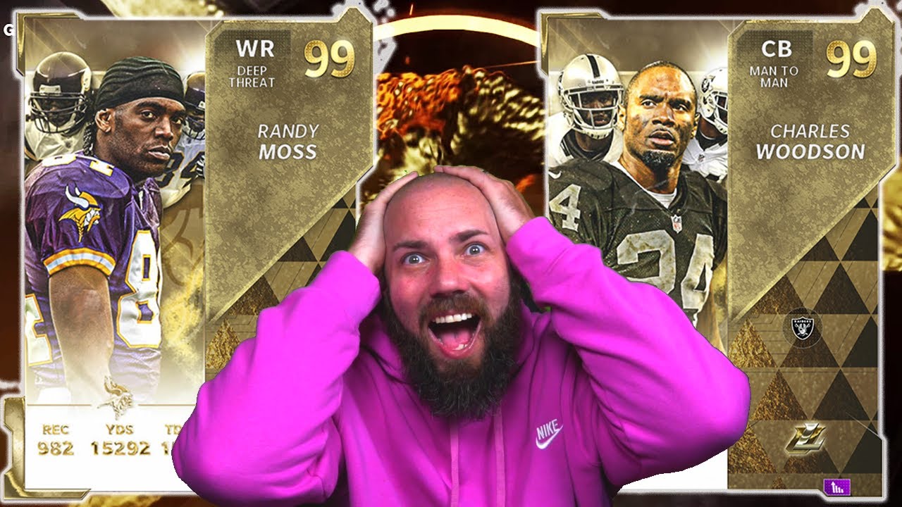 THE BEST ULTIMATE LEGENDS YET? RANDY MOSS AND CHARLES WOODSON! [MADDEN 21]