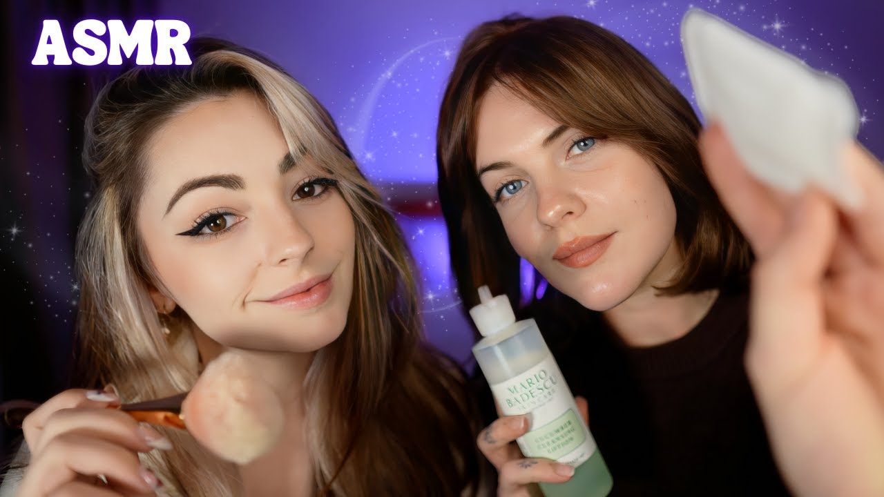 ♡ ASMR  - Soin du visage en duo (Ft. @ASMRSerena) ♡