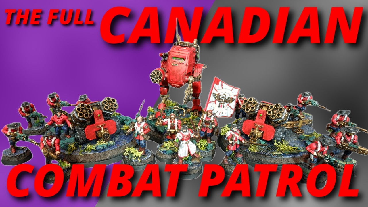 Painting Astra Militarum Combat Patrol - The Full Canadian Patrol Collection