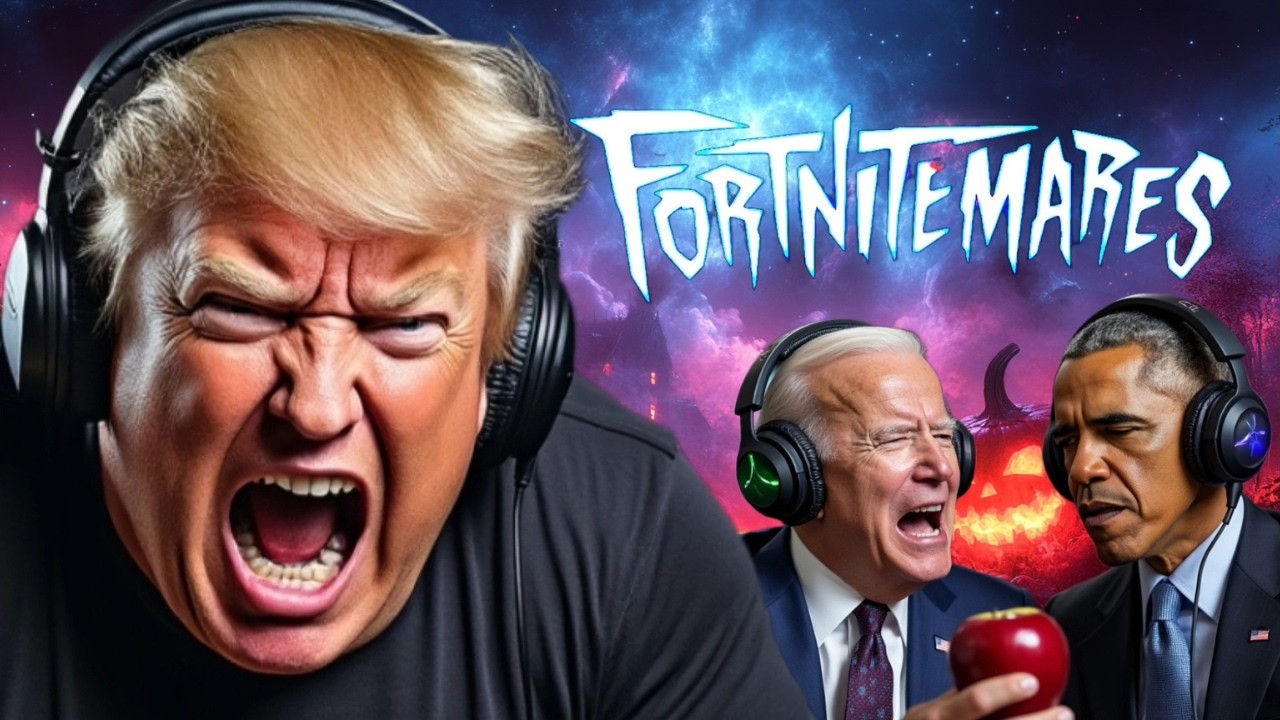 Presidents Play Fortnite's Fortnitemare 2024!  *SCARY*