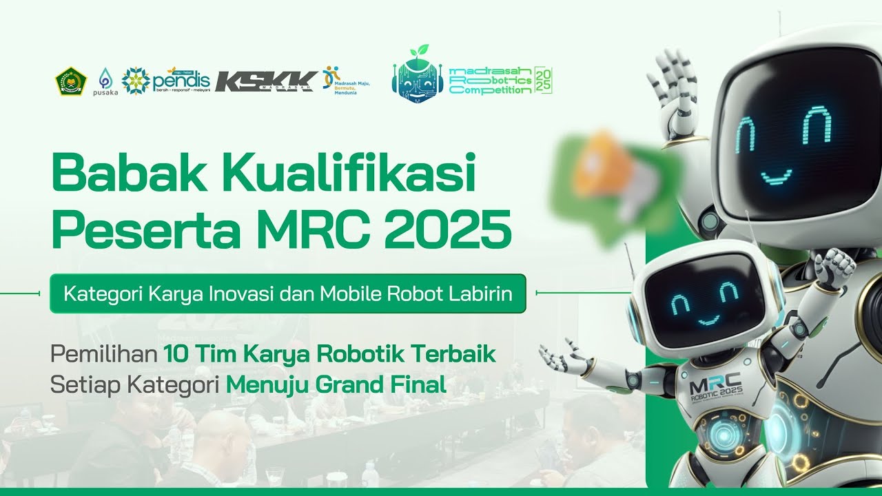 🔴 [LIVE] Road 10 Besar Kompetisi Robotik Madrasah Tahun 2025 | Kategori Robot Inovasi Tingkat MA