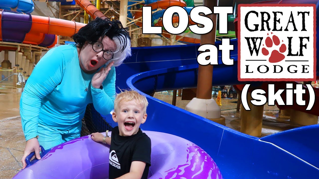 Hiding at Great Wolf Lodge!! {skit}