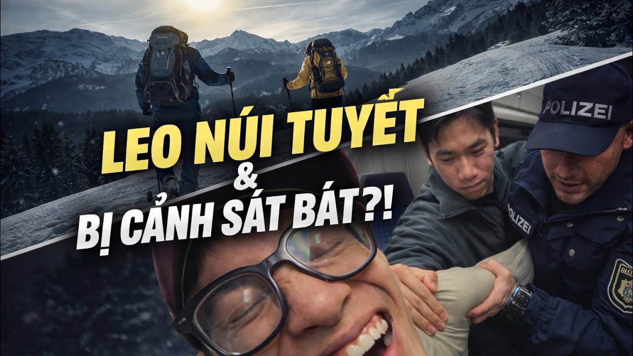 Leo núi tuyết Apls bị bẻ tay