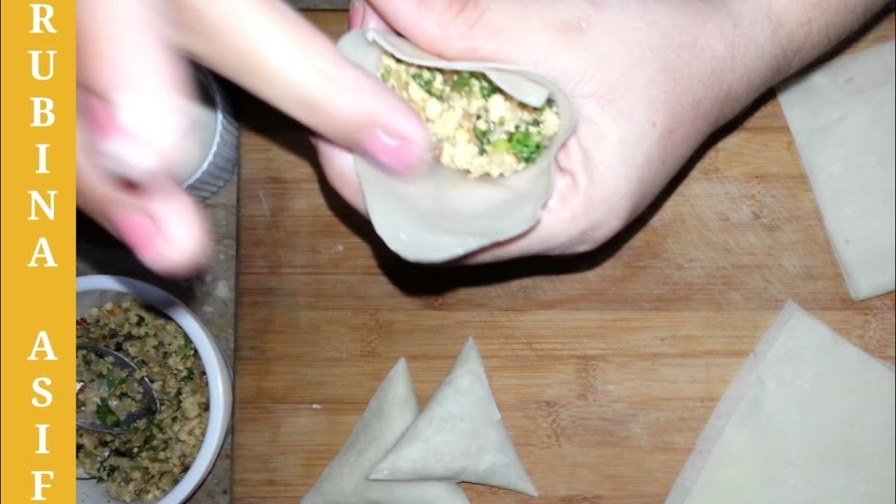 How to fold Samosa (2 Ways) By Rubina Asif