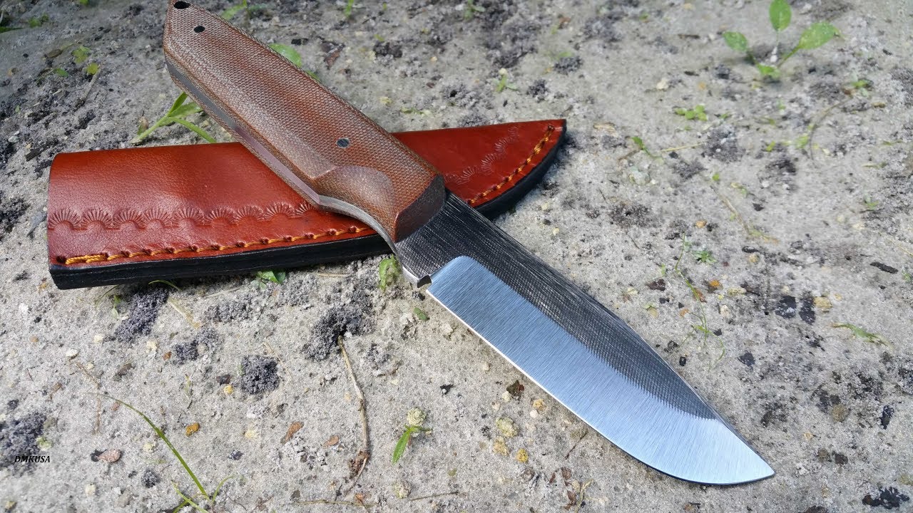 Bushcraft Knife in the Making Part 2 of 2  - Completed