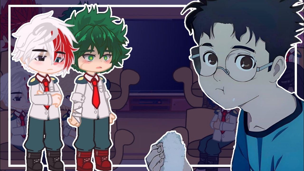 ✧⁠*•Boku no Hero react to New Student// New Student as Okarun•✧⁠*⁠。