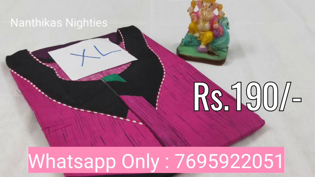 Branded Daily Wear Cotton Nighties at Wholesale Price