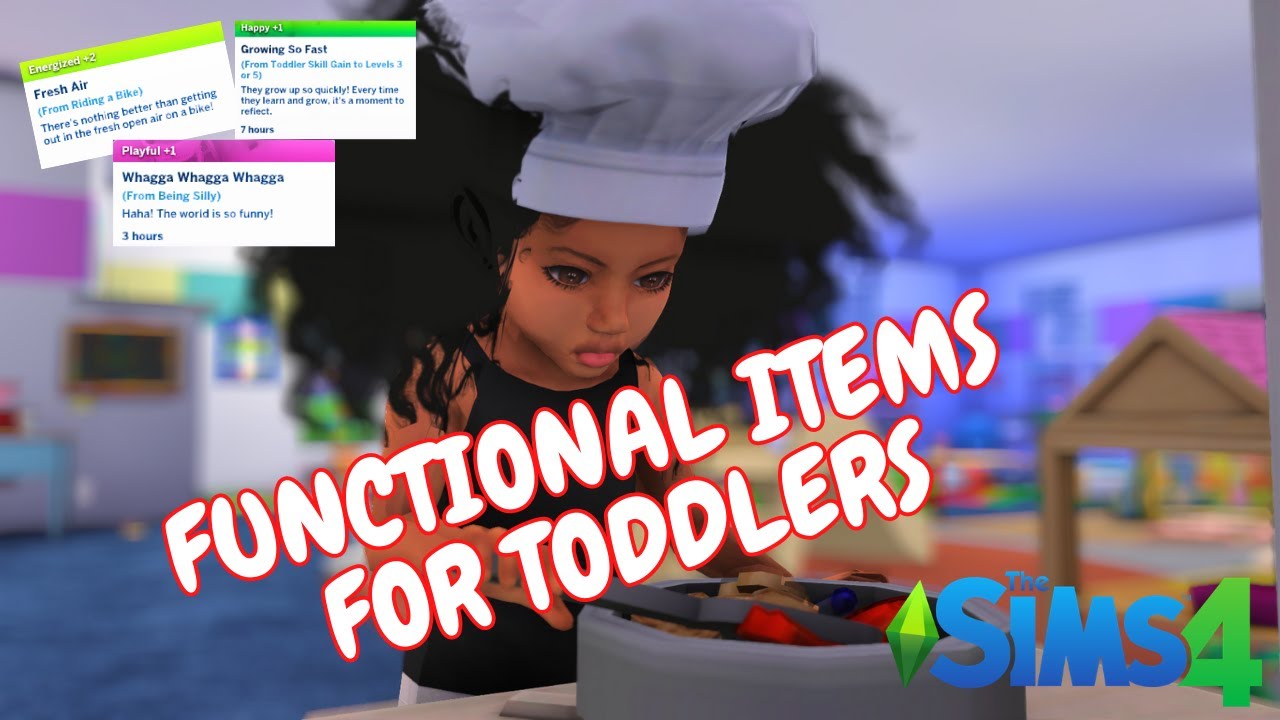 10+ FUNCTIONAL ITEMS FOR TODDLERS 🚴🏾‍♀️🍧 | SIMS 4