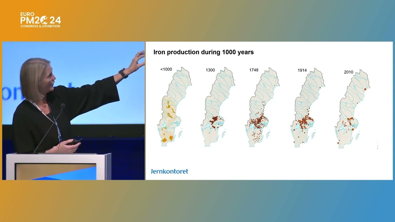 EURO PM2024 PLENARY - Steel and metal powder in the Swedish transition: Mrs Annika Roos Jernkontoret