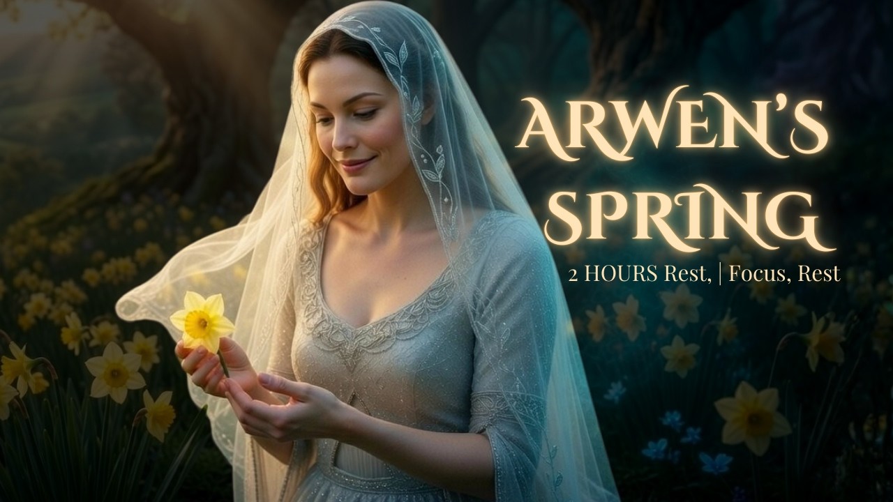 Arwen's Spring | Relaxing Elven Music & Ambience for Sleep, Study & Healing