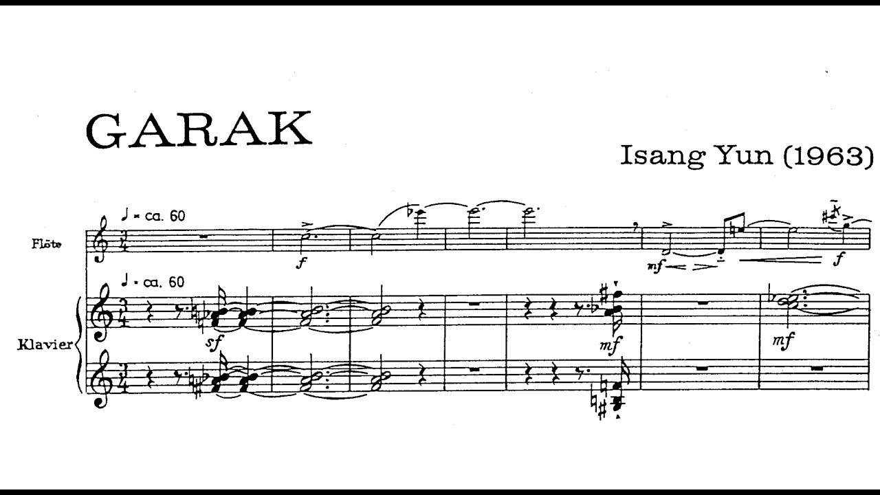 Isang Yun - Garak