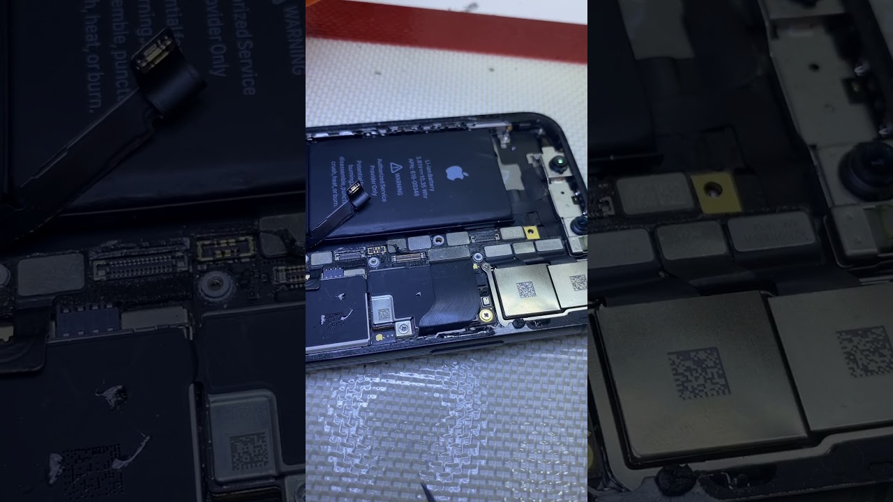 فحص واصلاح الشحن في iphone x