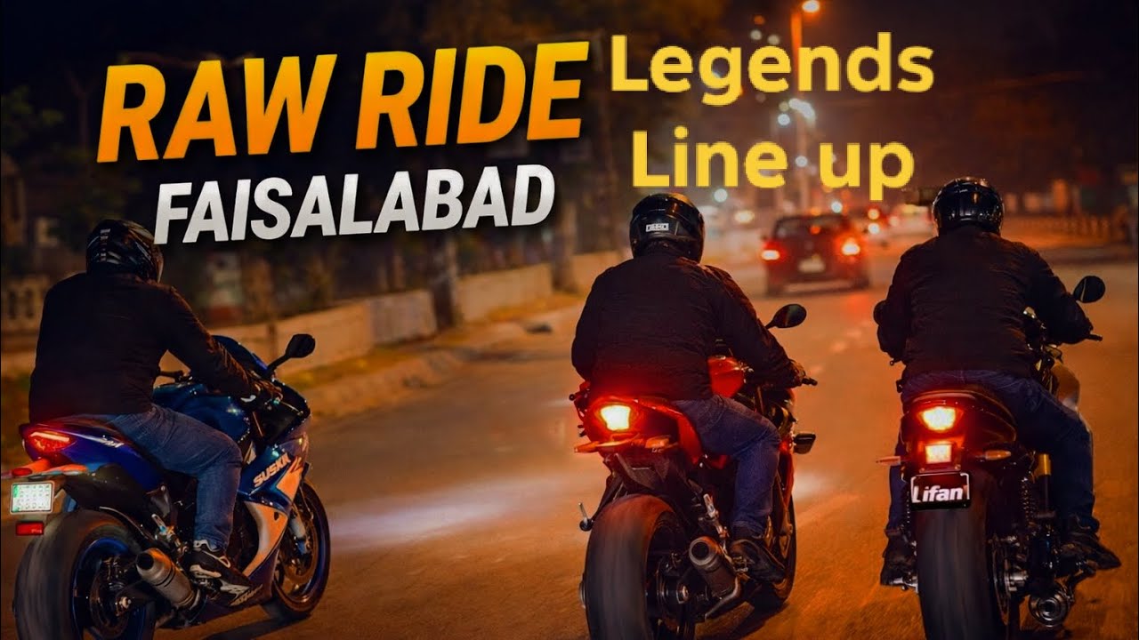 Rider Faisalabad|Legends Biker lineup|Back to homes no editing 