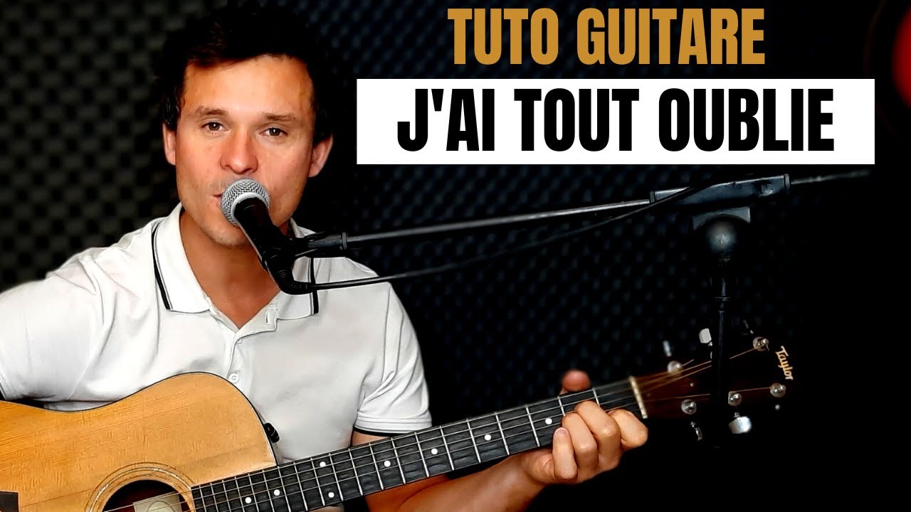 J'ai tout oublié - Marc Lavoine: TUTO GUITARE + BATTERIE