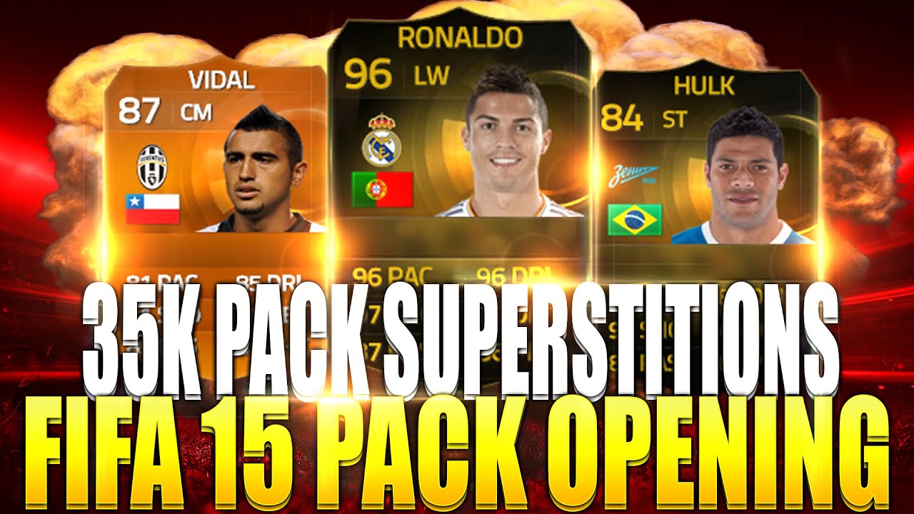 HOW TO PACK TIF RONALDO? - PACK SUPERSTITIONS 35K PACKS|FIFA 15 PACK OPENING