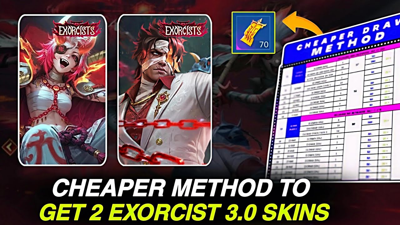 Only 1600💎 To Get Your Favourite Skin from Exorcist 3.0 Event | MLBB Exorcist Event 