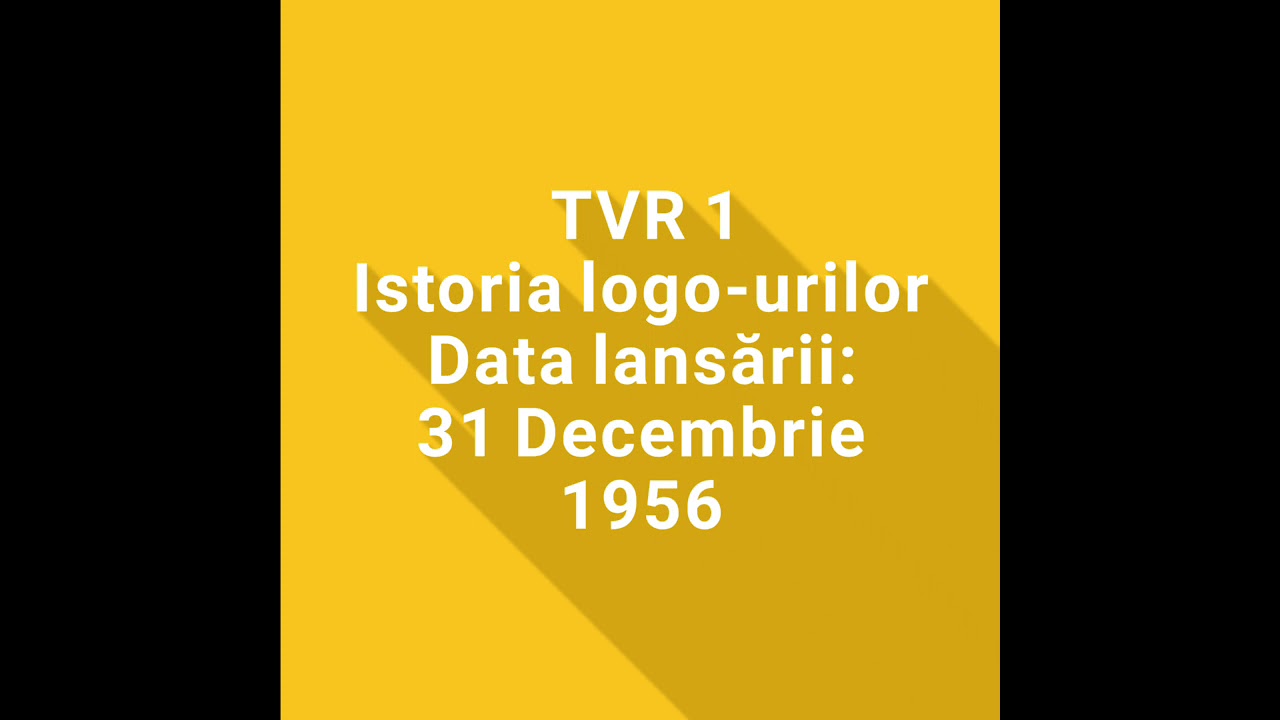 TVR 1 - Istoria logo-urilor