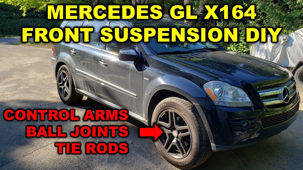 How to replace front suspension on Mercedes GL/ML (X164/W164)