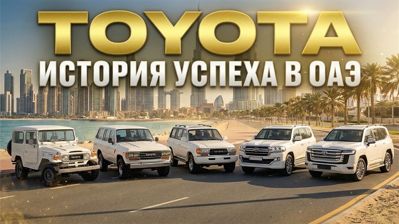 КАК TOYOTA ЗАХВАТИЛА РЫНОК ОАЭ | ИСТОРИЯ УСПЕХА В ЭМИРАТАХ
