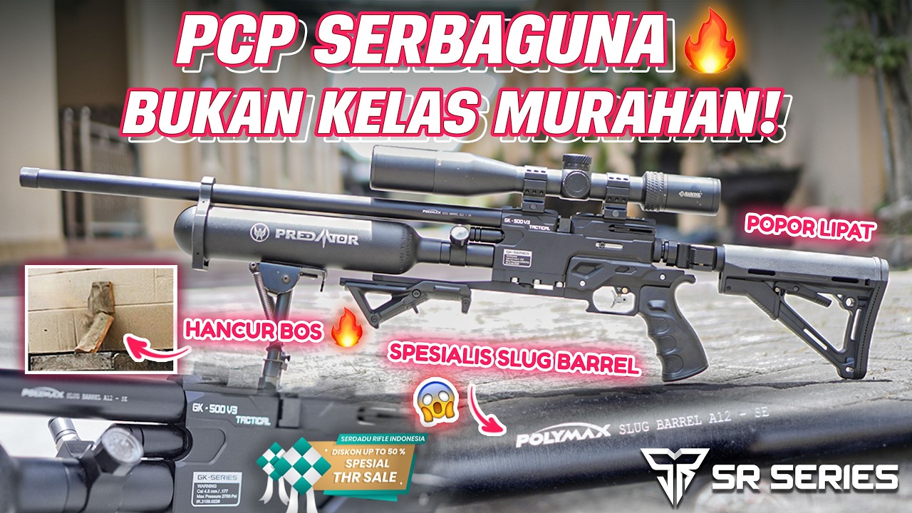 SUPER NGERI‼️GK 500 V3 FULL CNC, PCP PALING SERBA GUNA, Rekomendasi Slug Power Sangar‼️