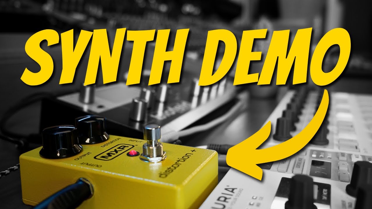 MXR Distortion+ Synthesizer Demo (No Talking)