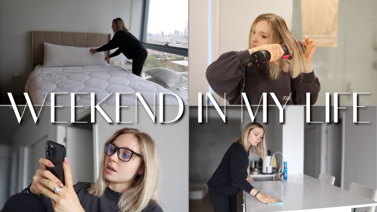 WEEKEND IN MY LIFE | cleaning, stair master challenge, & moving Imani