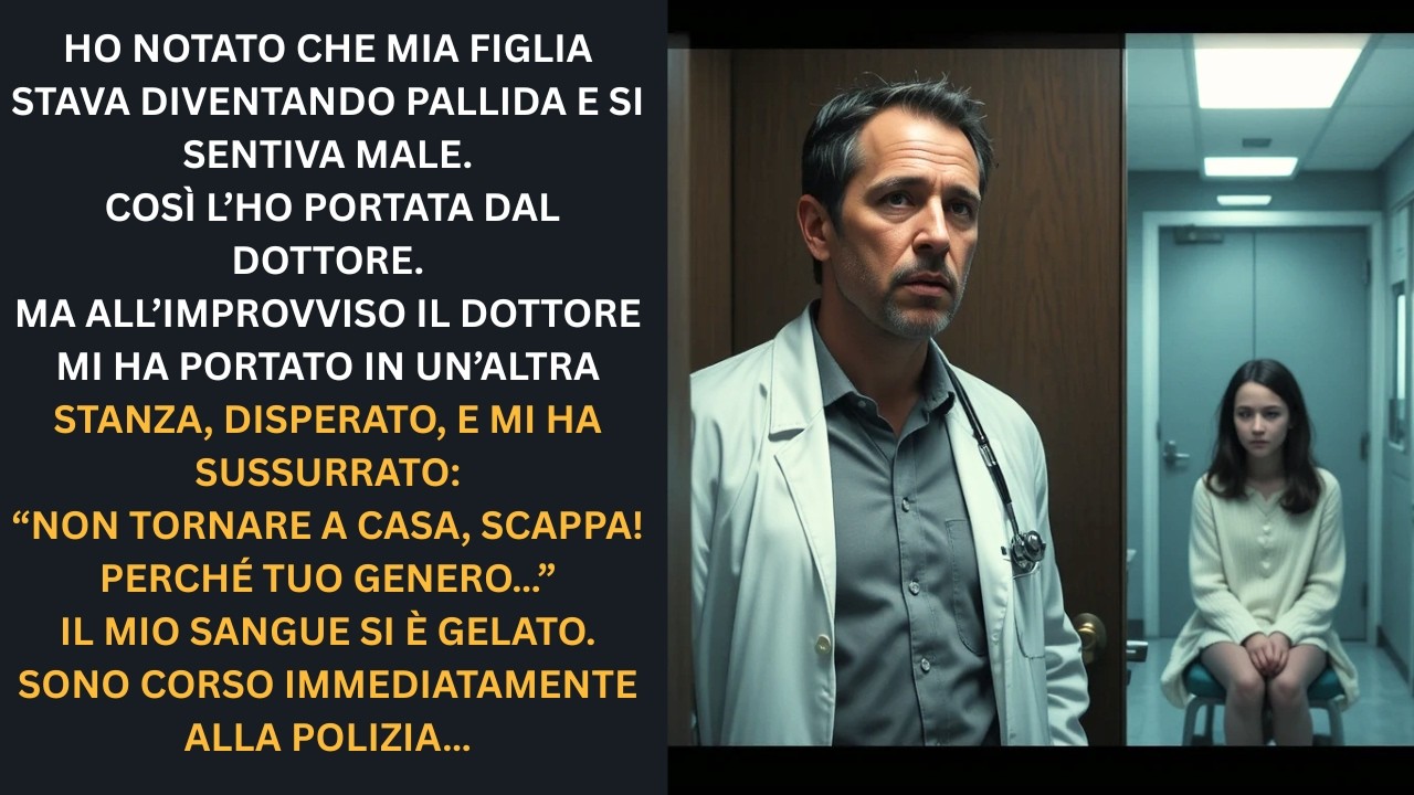 Ho notato che mia figlia diventava pallida e stava male, così l’ho portata dal medico  Ma poi…