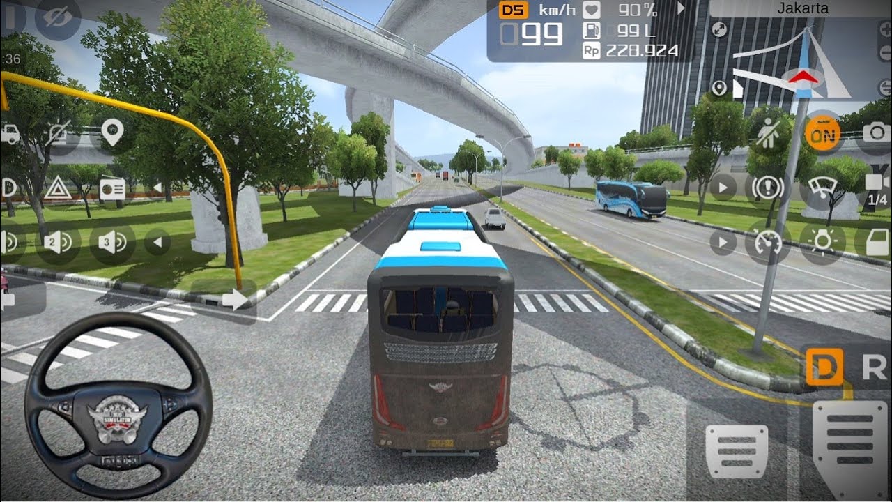 🔴Live School Bus Simulator Uphill | Very Dangerous||