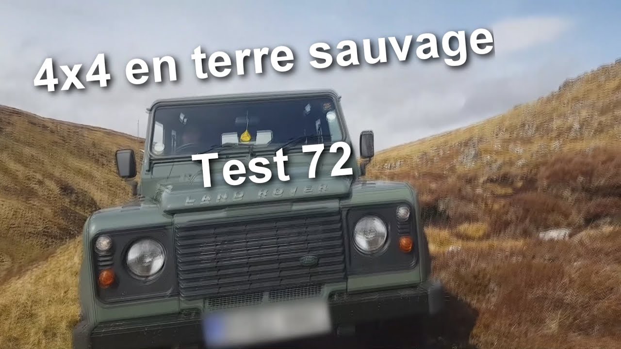 Je conduis un 4x4 en terre sauvage. Le Land Rover Defender #Test 72#