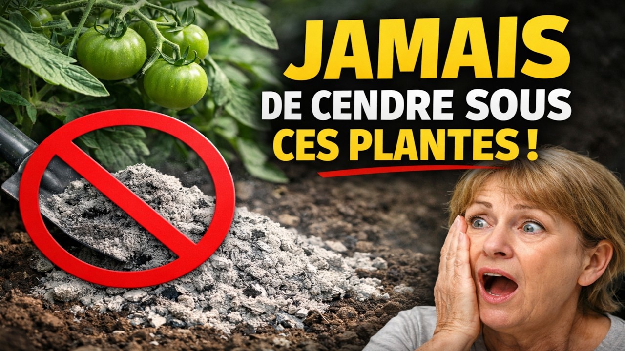 JAMAIS de cendre sous CES plantes ! L'erreur fatale qui ruine votre potager.