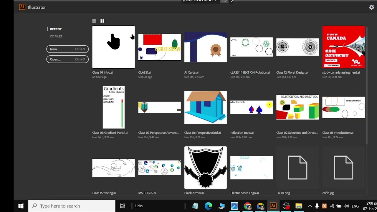 Adobe Illustrator class 01 Introduction