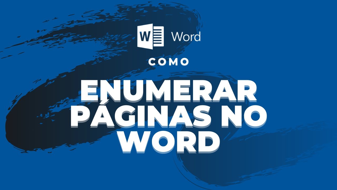 Word - Como Enumerar as Páginas do Documento no Word (ABNT)