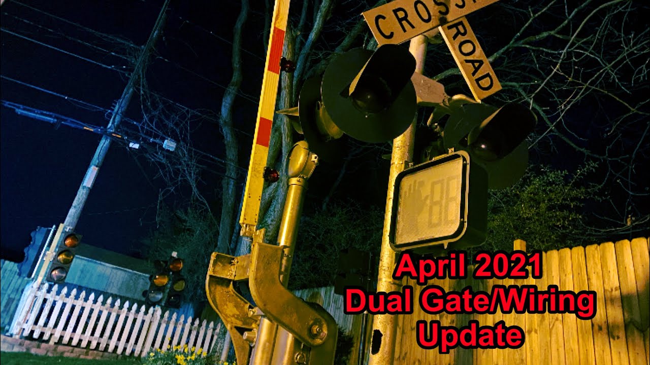 Ultimate Backyard Railroad Crossing Video #14: DIY Traffic Light & Railroad Crossing Gate April 2021