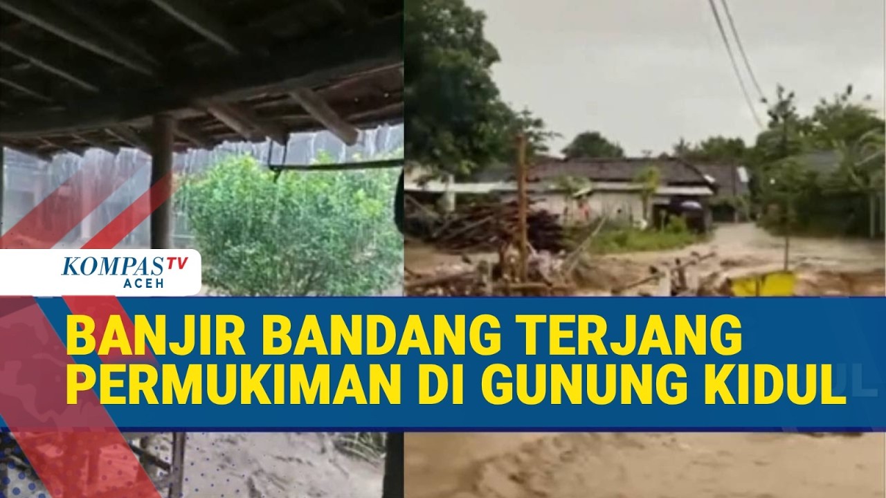 Warga Gunung Kidul Mengungsi Antisipasi Banjir Bandang Susulan