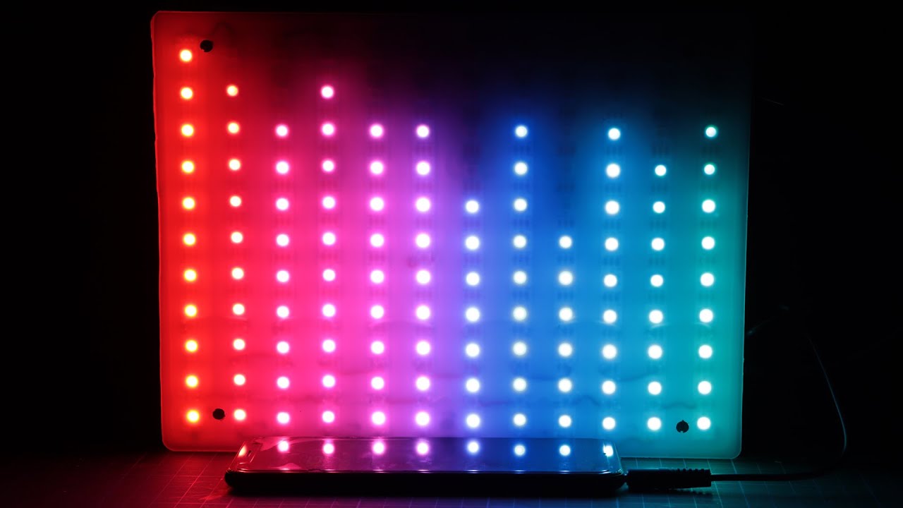 How To Make RGB VU Meter | Audio Visualizer