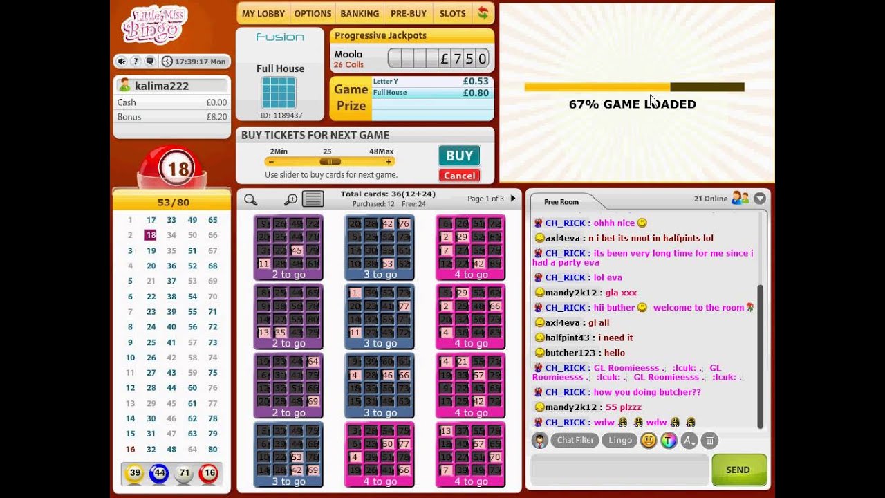 Little Miss Bingo bonuses