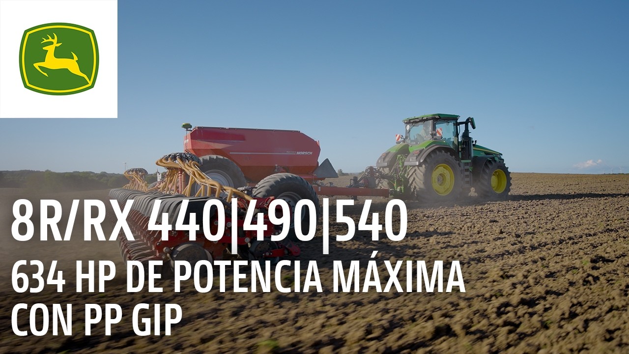 NUEVO: 634 HP de rendimiento máximo: explicación detallada de los tractores John Deere Serie 8