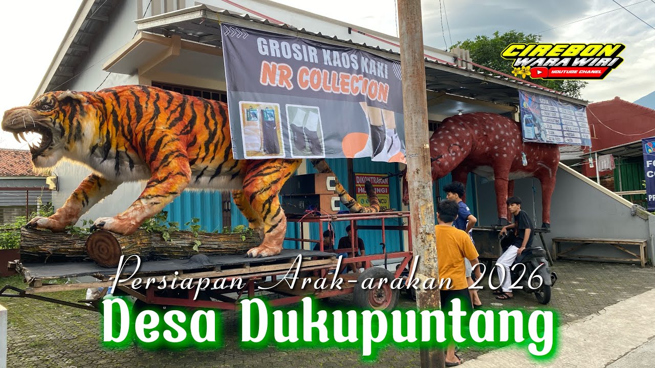 Persiapan Arak-arakan Desa Dukupuntang 2026