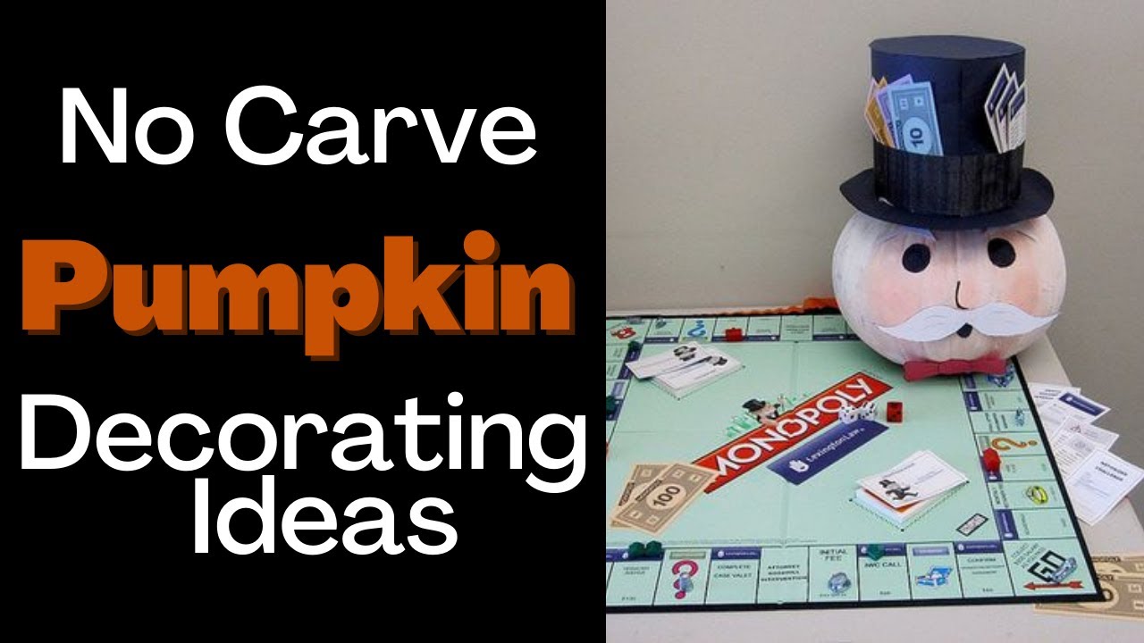 75 Awesome No Carve Pumpkin Decorating Ideas