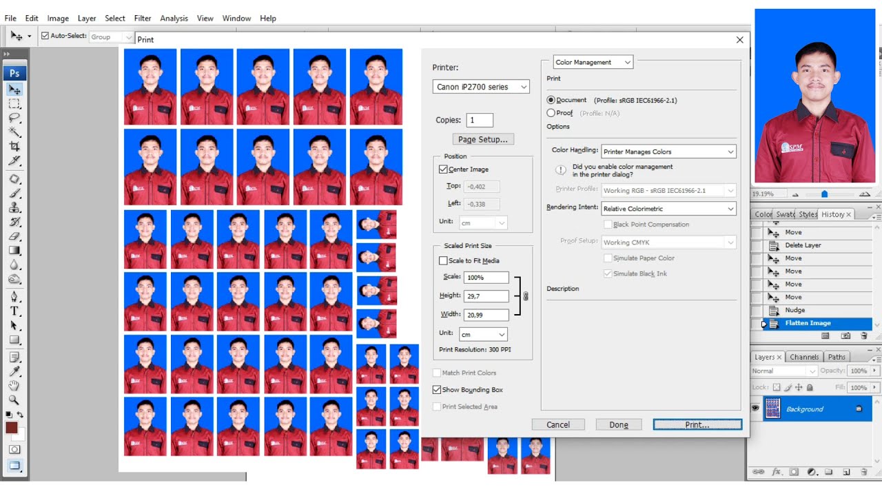 Cara Mudah Cetak Pas Foto Dengan Photoshop CS3 | Terbaru 2021
