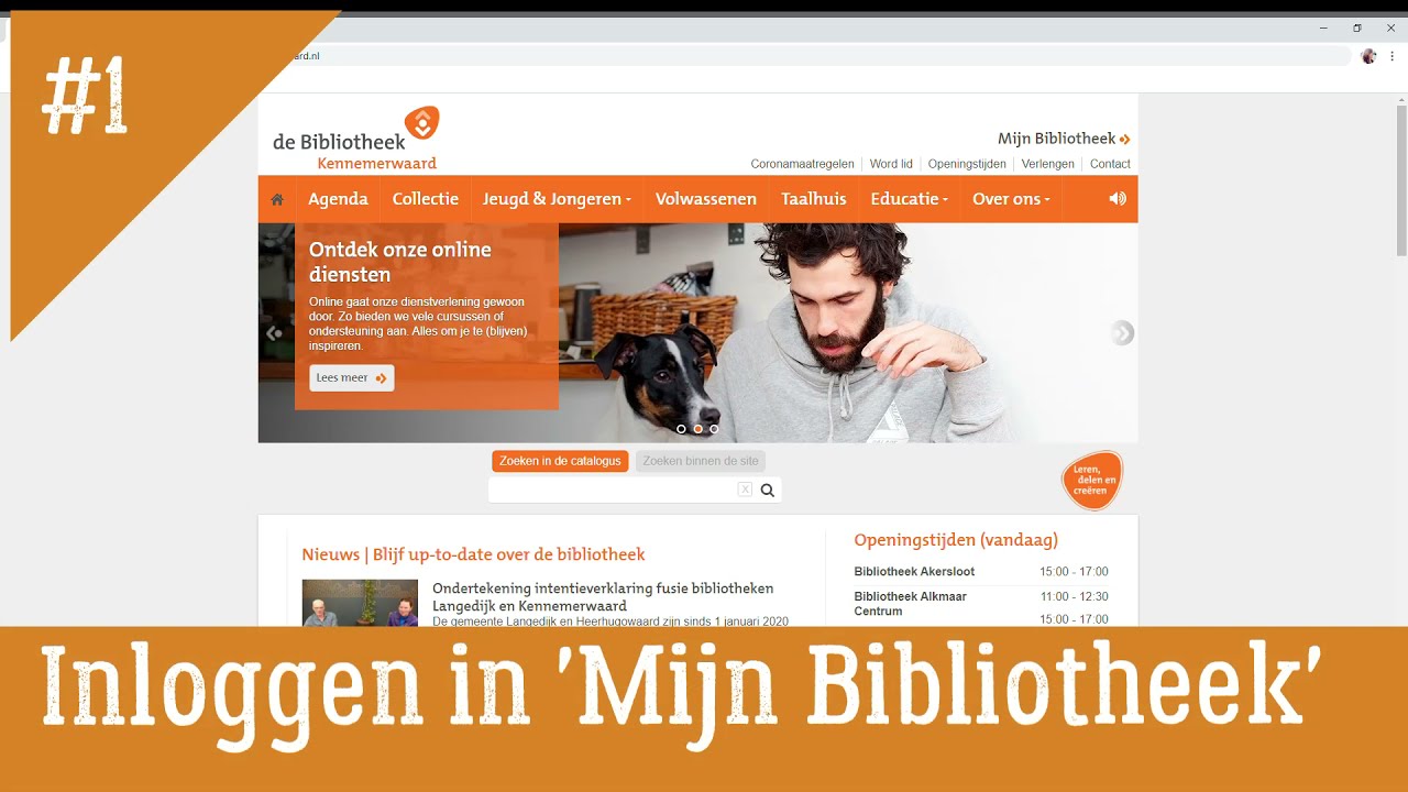 Inloggen in Mijn Bibliotheek | Bibliotheek Kennemerwaard