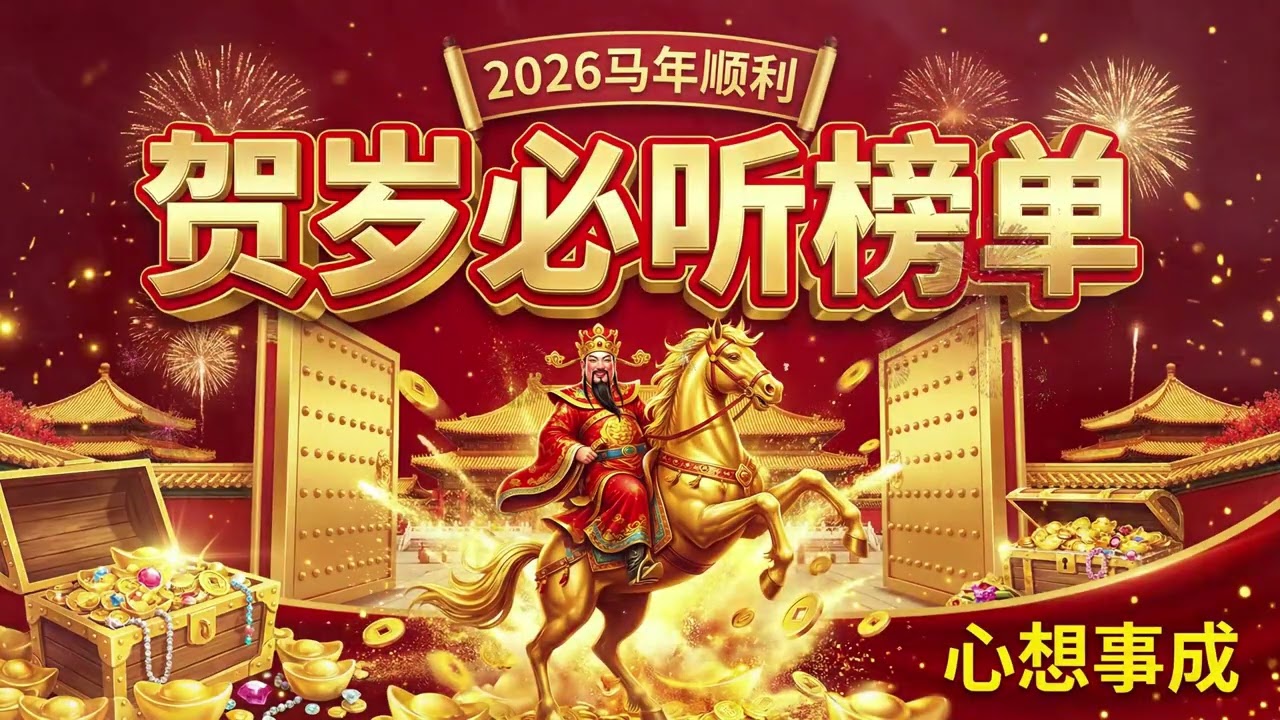 2026年新年歌 💖 Lagu Imlek 2026【最好聽的新年歌曲 2026】🎶 Gong Xi Fa Cai🧨Chinese New Year Song 2026