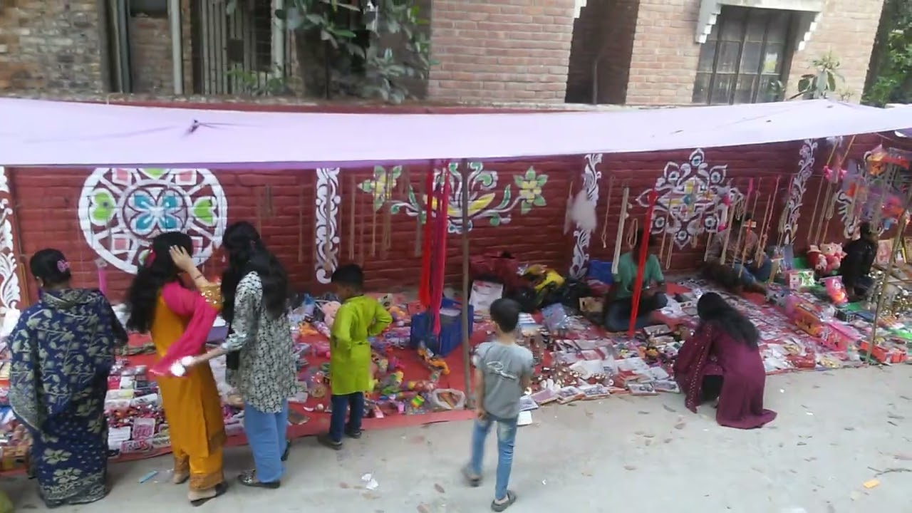 আমাদের বাসার সামনে মেলা বসেছে আজ@@@০৭/০৩/২০২৫