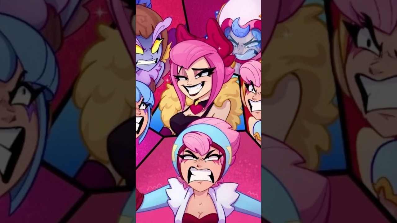 TOP BRAWLERS FACHERAS😳 (versión femenina) #brawlstars #shorts #humor