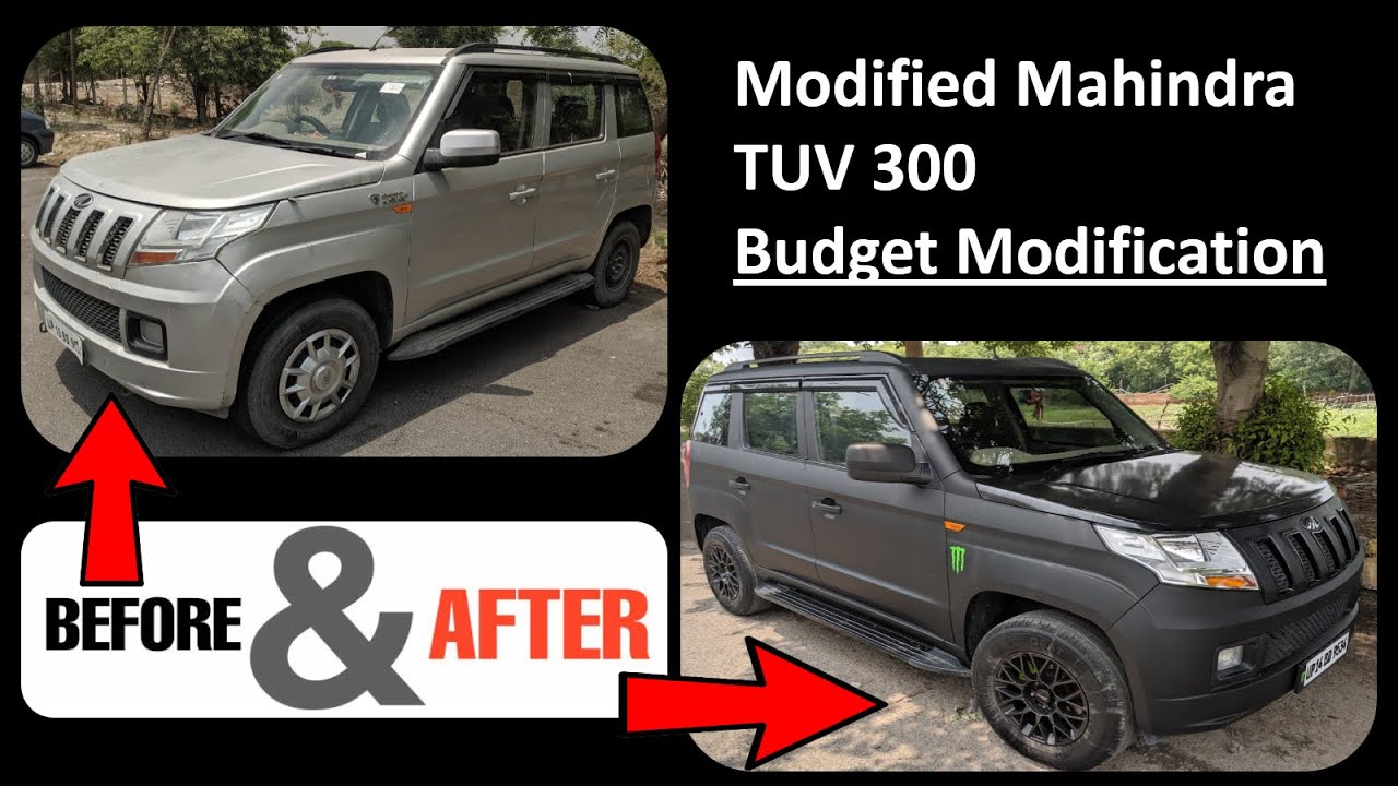 Modified Mahindra TUV 300 #Mahindra #TUV300 #Modifiedcarsindia
