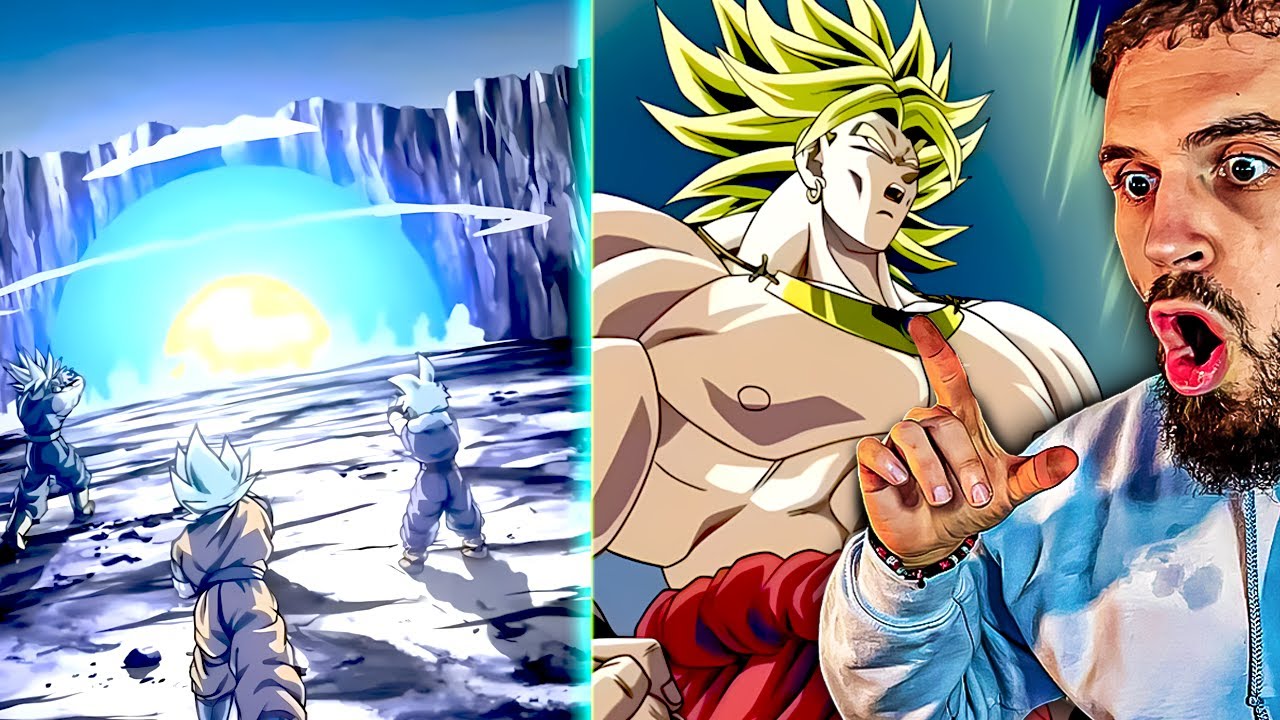 ABSOLUMENT MAGNIFIQUE ! Réact Goku Gohan Trunks LR & Broly LR | Dokkan Battle